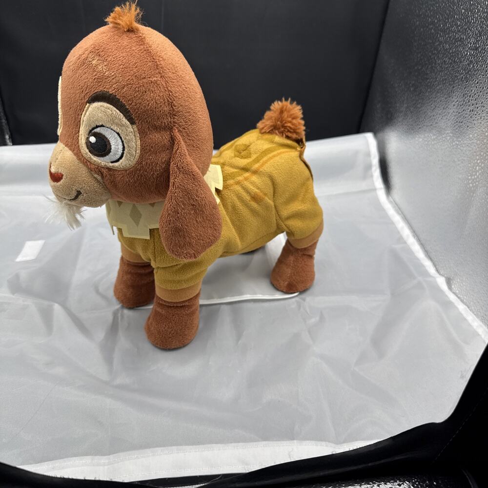 ⭐️ Disney Wish Movie WALK N TALK VALENTINO 11" Fainting Goat Interactive Plush